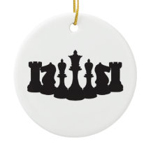 Ornamento de ajedrez personalizado