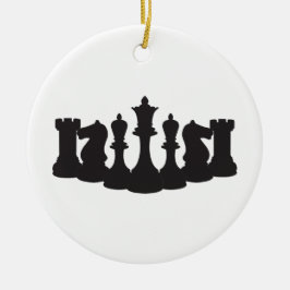 Ornamento de ajedrez personalizado