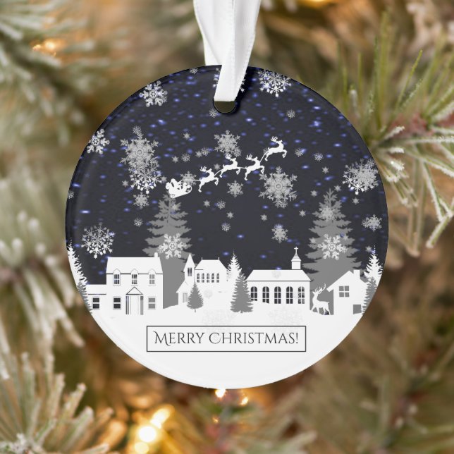 Ornamento de aldea de navidades (Árbol)