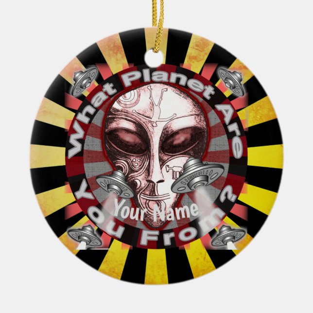 Ornamento de Alien Planet (Frente)