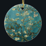 Ornamento de almond Blossom<br><div class="desc">Florencia de almendras por el ornamento de Vincent van Gogh La flor de almendras fue pintada en 1890 en honor a un evento especial en la vida de Vincent. El 31 de enero, el hermano de Vincent, Theo, y su esposa Johanna, tuvieron un hijo, y lo llamaron Vincent Willem. Vincent...</div>