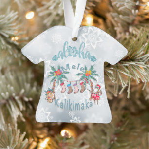 Ornamento de Aloha Mele Kalikimaka