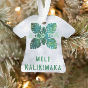 Ornamento de Aloha Mele Kalikimaka