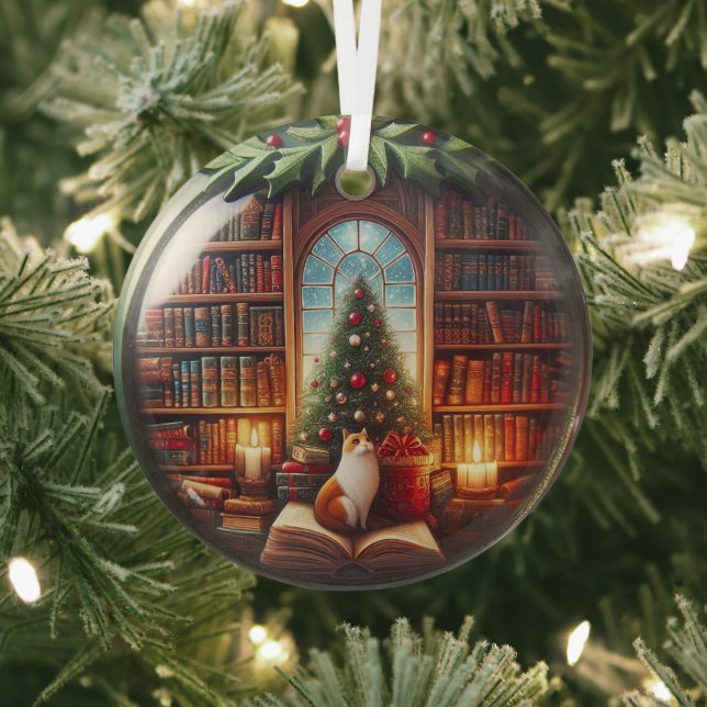 Ornamento de amante de los libros, Navidades perso (in situ)