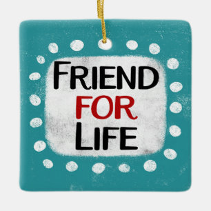 Ornamento De Amigo Para La Vida