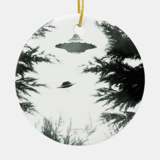 Ornamento de amigos de OVNI (Frente)