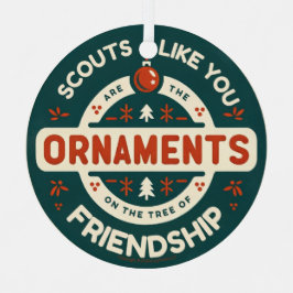 Ornamento de amistad de los scouts