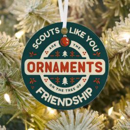 Ornamento de amistad de los scouts