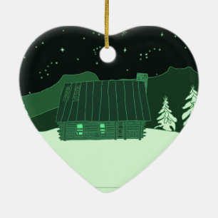 Ornamento de amor de Cabina