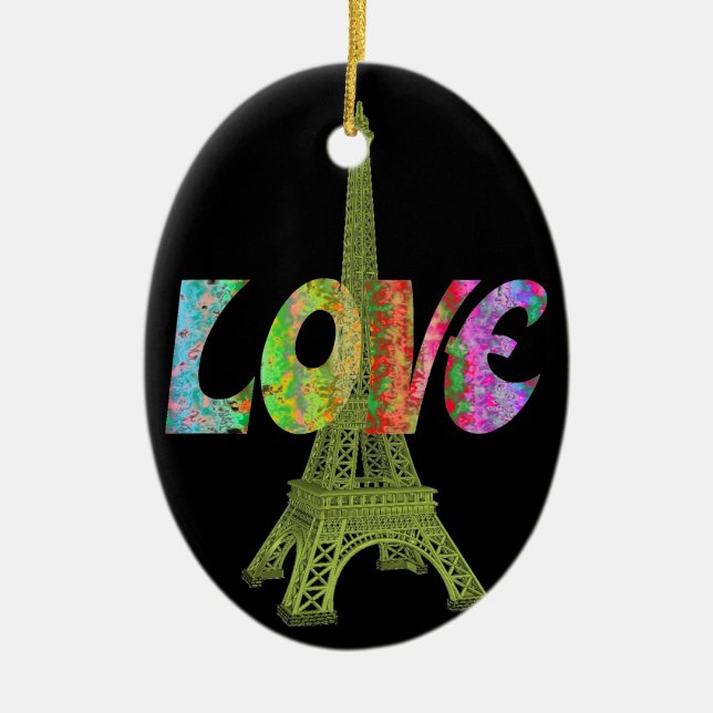 Ornamento de amor en París (Frente)