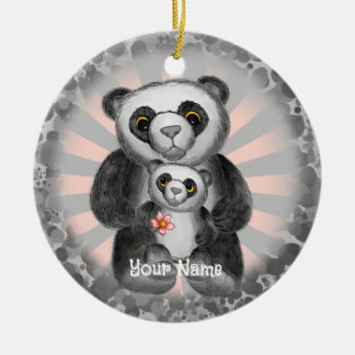 Ornamento de amor Panda Bear