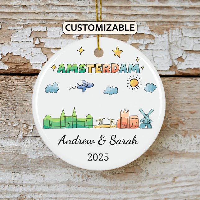 Ornamento de Amsterdam personalizado, Países Bajos (Subido por el creador)