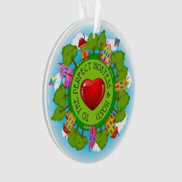 Ornamento de anfitriones y anfitriones