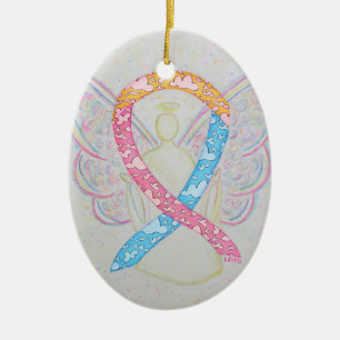 Ornamento de ángel de cinta de sensibilización CDH