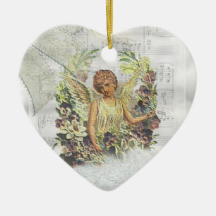 Ornamento de ángeles de época