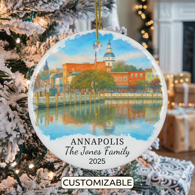 Ornamento de Annapolis personalizado, Maryland (Subido por el creador)