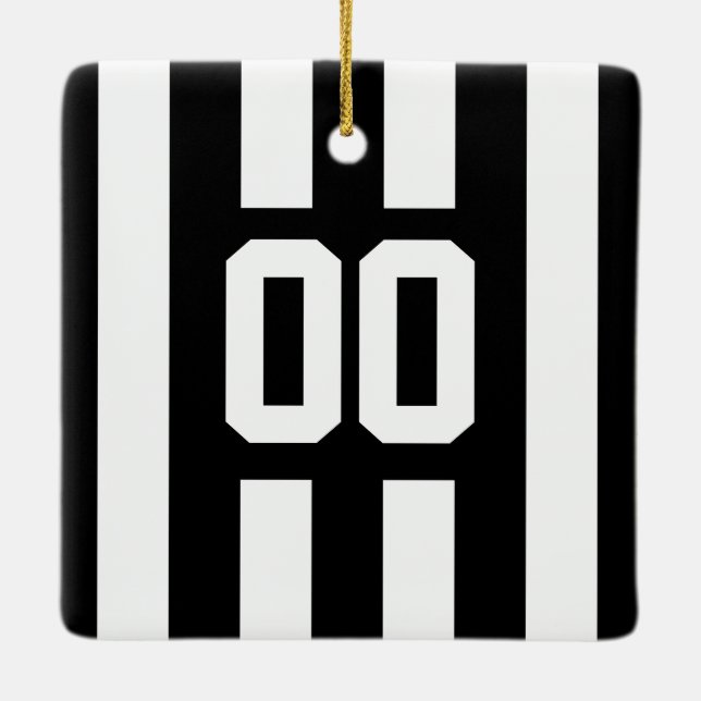 Ornamento de árbitro de hockey sobre fútbol person (Reverso)