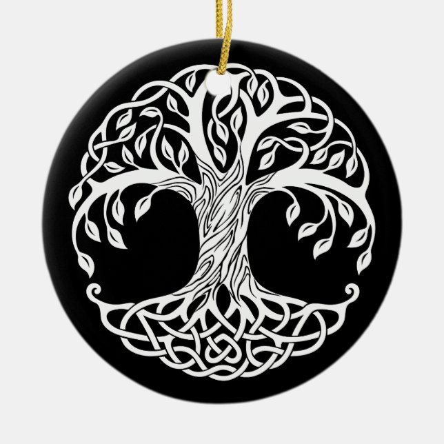 ornamento de árbol celta (Frente)
