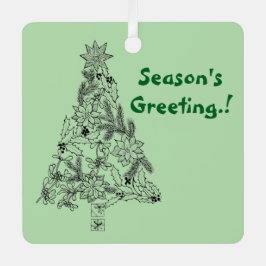 Ornamento de árbol de fotos de Navidades de árbol 