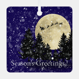Ornamento de árbol de fotos de Navidades de observ
