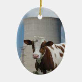 Ornamento de árbol de la torre de refrigeración de