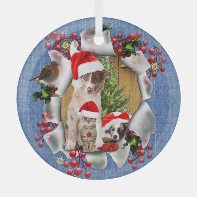 Ornamento de árbol de Navidad (Anverso)