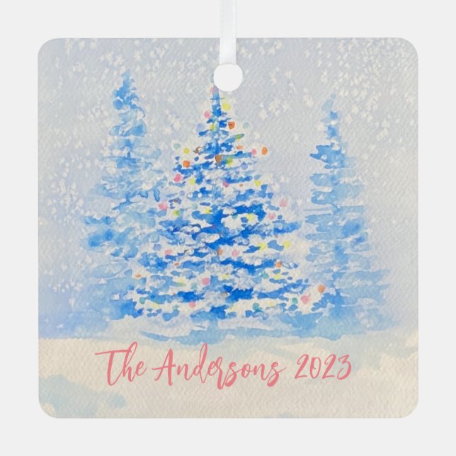 Ornamento de árbol de Navidad (Anverso)