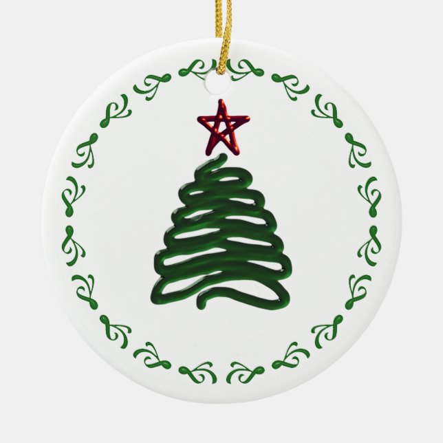 Ornamento de árbol de Navidad (Frente)