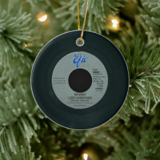 Ornamento de árbol de Navidad cerámico de los últi