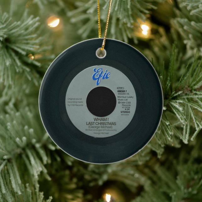 Ornamento de árbol de Navidad cerámico de los últi (Árbol)