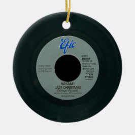 Ornamento de árbol de Navidad cerámico de los últi