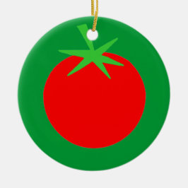 Ornamento de árbol de navidad Cute Tomato Gardener