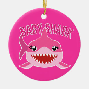 Ornamento de árbol de Navidad de Baby Shark