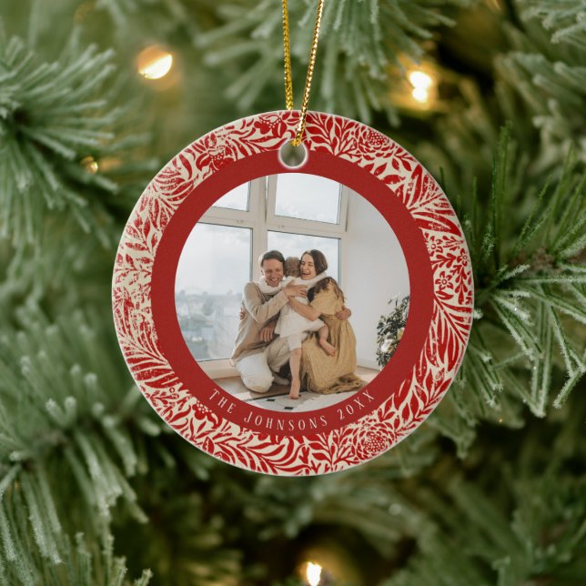 Ornamento de árbol de navidad de fotos antiguas (Árbol)