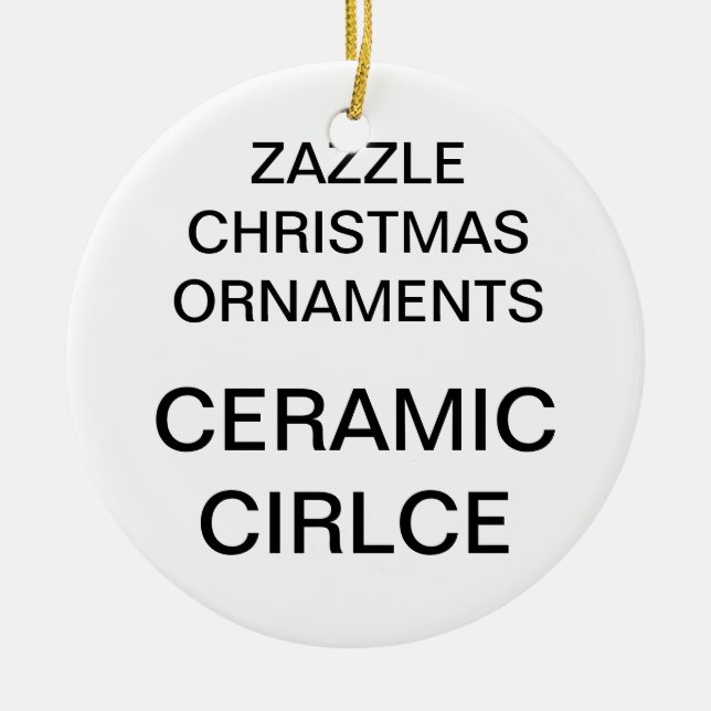 Ornamento de árbol de Navidad de Personalizado por (Frente)