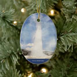 Ornamento de árbol de Navidad de Yellowstone