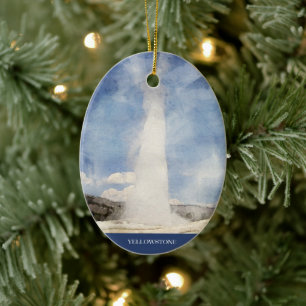 Ornamento de árbol de Navidad de Yellowstone