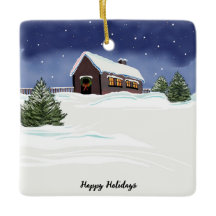 Ornamento de árbol de Navidad personalizado