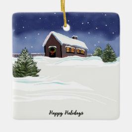 Ornamento de árbol de Navidad personalizado