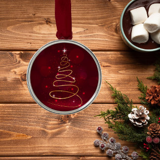 Ornamento de árbol de navidad Purpurinoso abstract