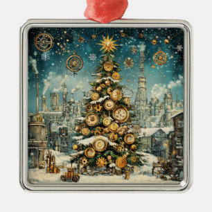 Ornamento de árbol de Navidad Steampunk
