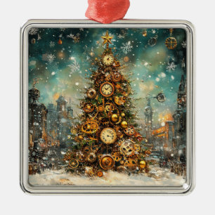 Ornamento de árbol de Navidad Steampunk