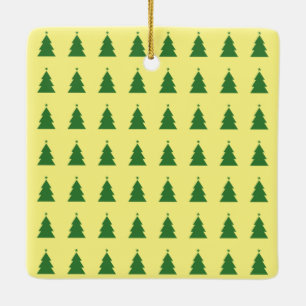 Ornamento de árbol de Navidad verde