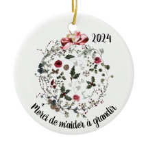 Ornamento de árbol francés de personalizable para 