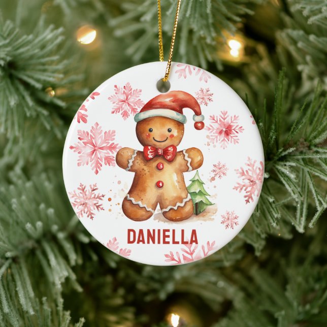 Ornamento de árbol personalizado Gingerbread (Árbol)