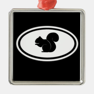 Ornamento de ardilla negra