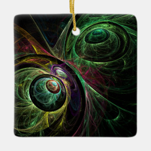 Ornamento de Art Square de Ojo a Ojo