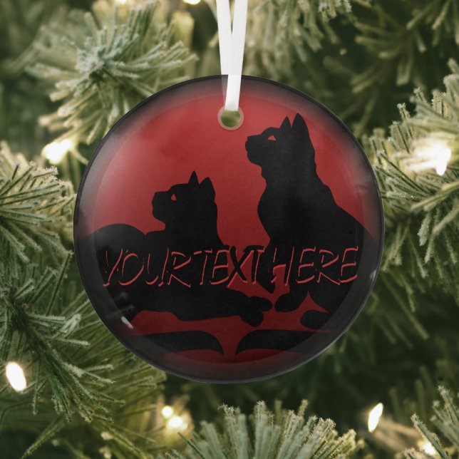 Ornamento de arte de gato Decoración personalizada (in situ)