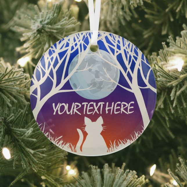 Ornamento de arte de gato Decoración personalizada (in situ)