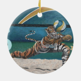 Ornamento de arte de la fantasía del voleibol de p